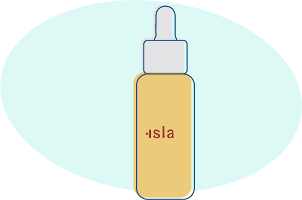 Illustration of isla skin serum