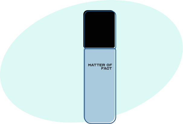 Illustration of matter of fact product