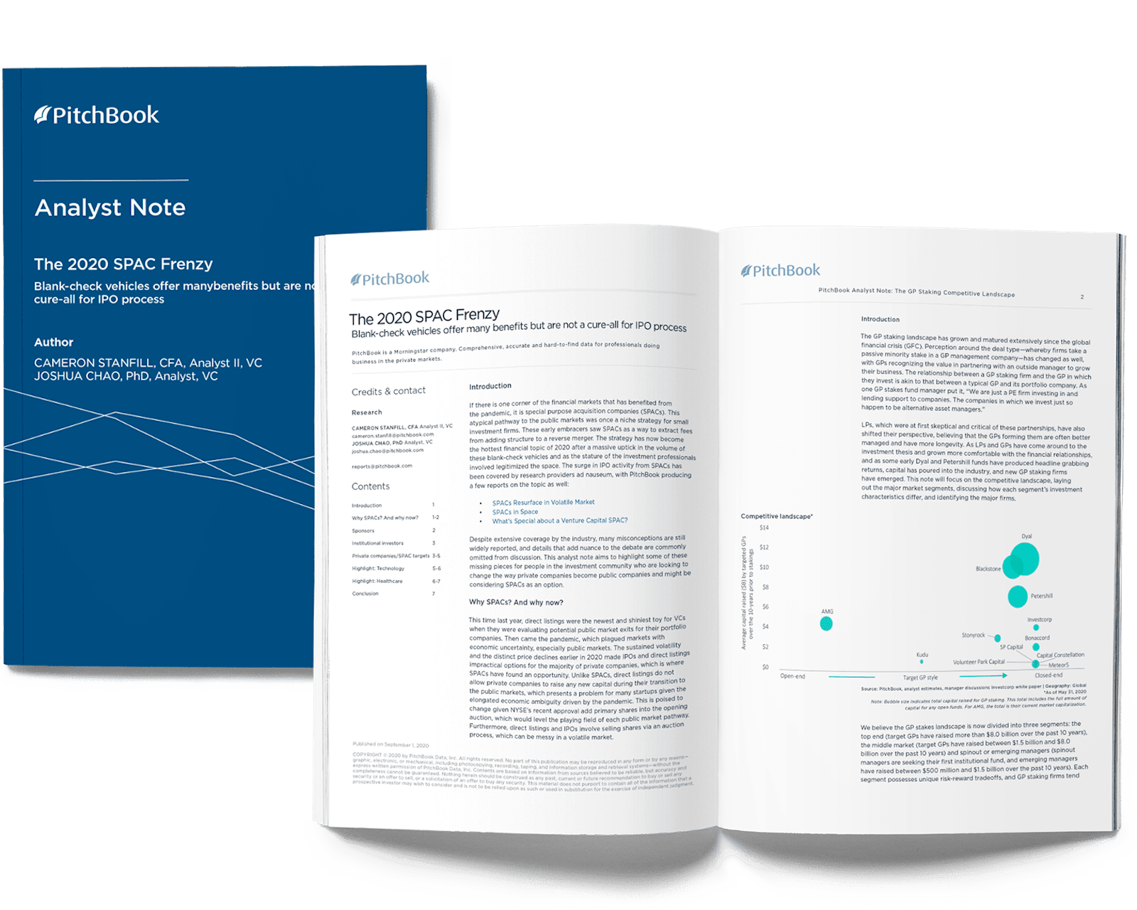 Cover and introduction excerpt from PitchBooks’s Analyst Note: The 2020 SPAC Frenzy.